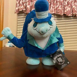 Disney Haunted Mansion 17" Plush Hitchhiking Ghost Phineas Halloween Greeter